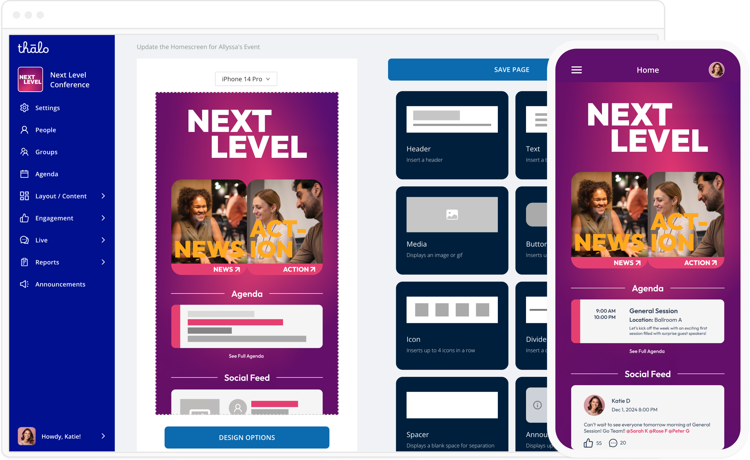 Populate and Adjust App Content